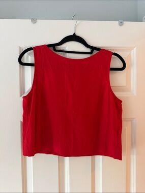 GAP Bright Red Sleeveless Tank Top